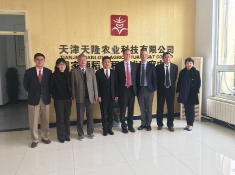 美国水稻技术公司高层访问永利集团3044有限公司