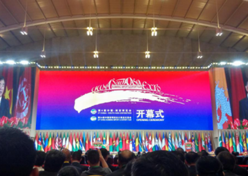 永利集团3044有限公司代表参加中国-南亚博览会开幕式