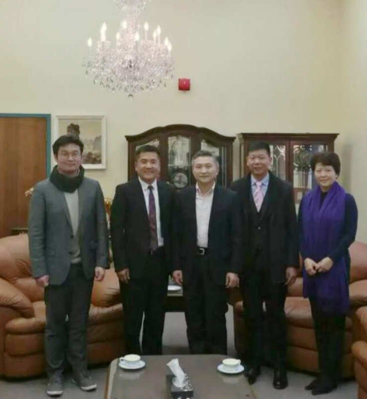 永利集团3044有限公司代表团访问中国驻加拿大使馆商务处